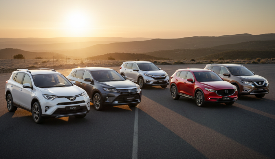 Harrier vs Outlander vs CR-V vs RAV4 vs X-Trail vs CX-5
