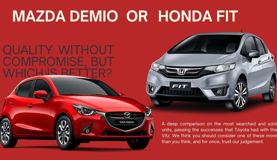 Mazda Demio Vs honda fit