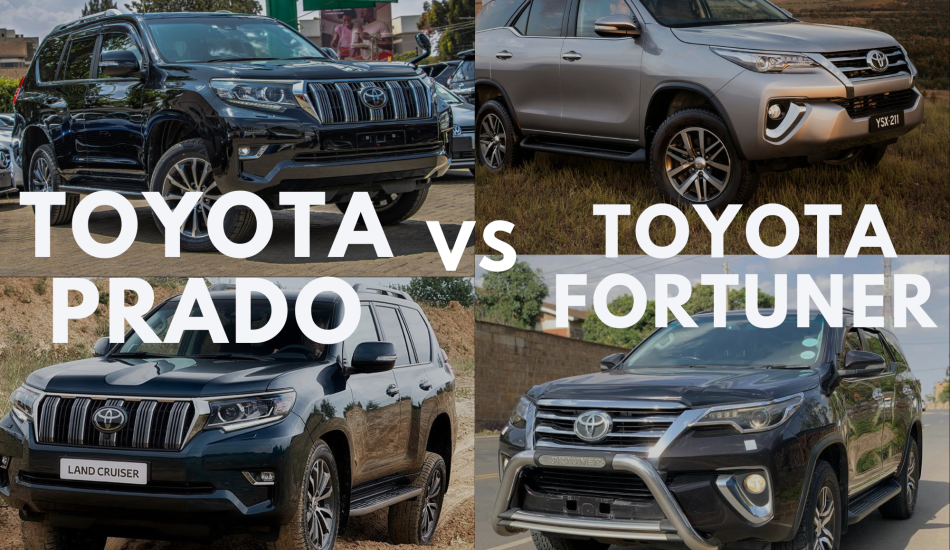 Toyota Fortuner vs Toyota Prado